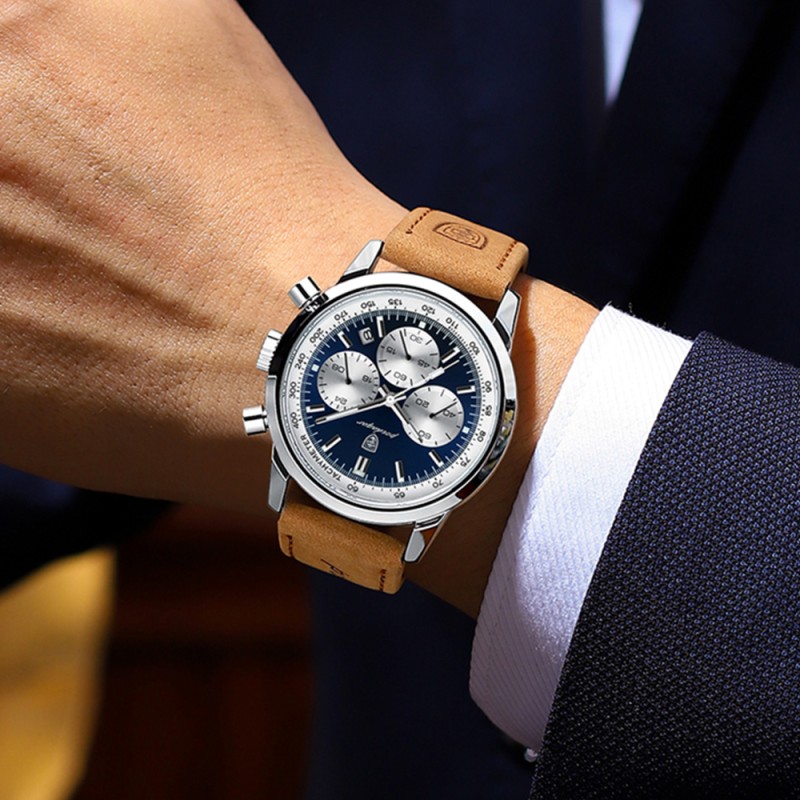 Men's watch. It is a multifunctional, waterproof, fully automatic mechanical watch, suitable for both casual and business occasions, and it comes with a calendar function. It is a wristwatch for men
